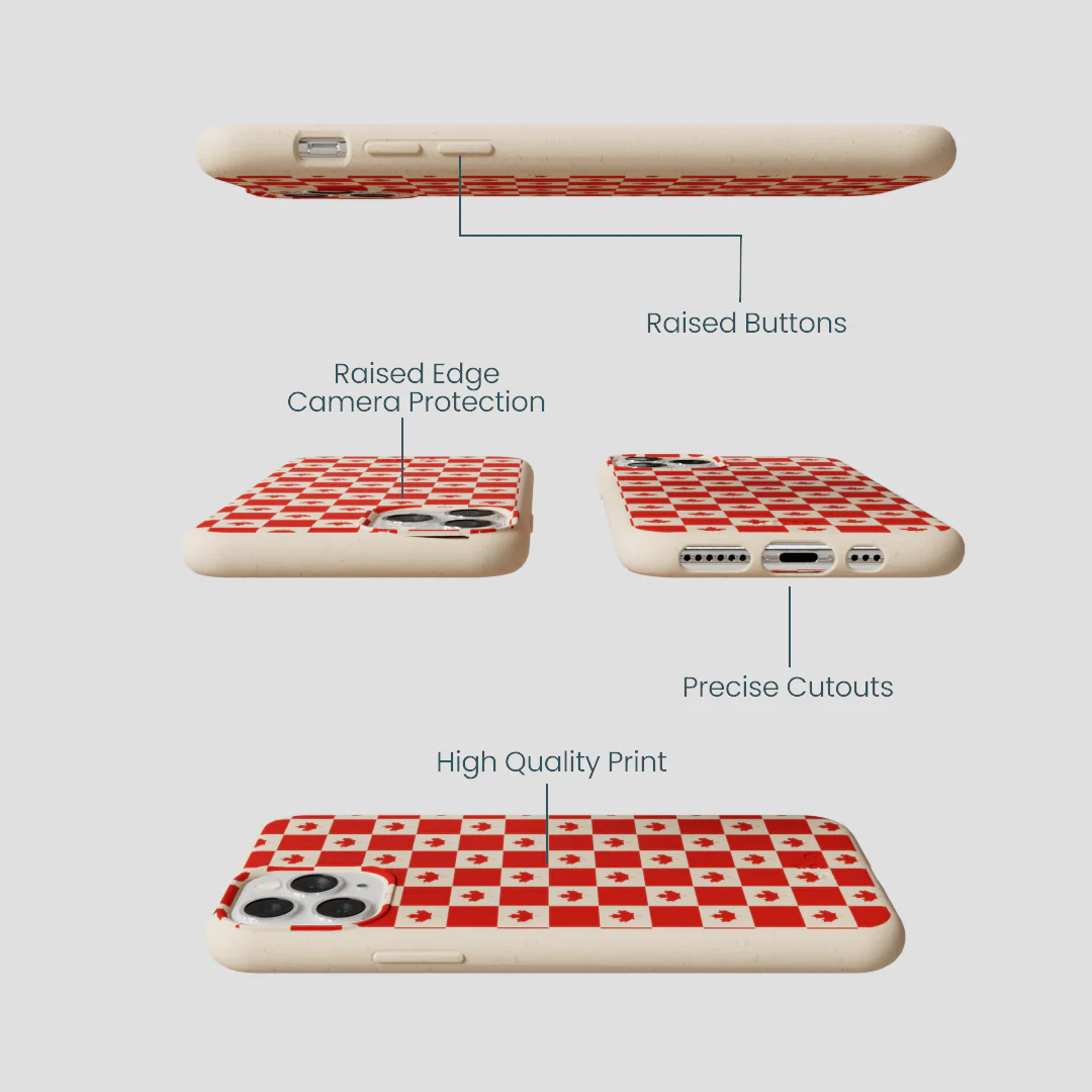 Seashell Canadian Flag iPhone 11 Pro Case - Image 3