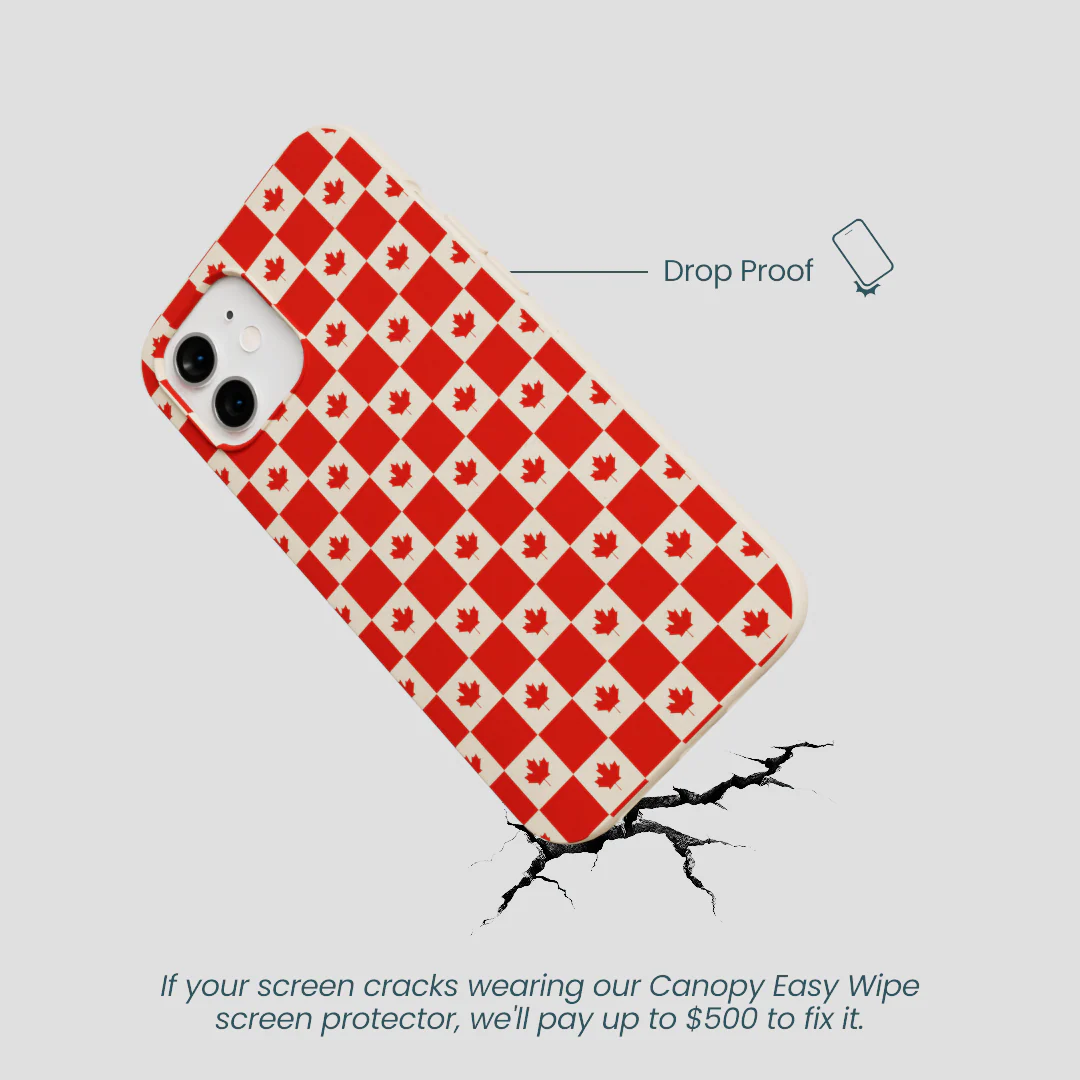 Seashell Canadian Flag iPhone 12/ iPhone 12 Pro Case - Image 5