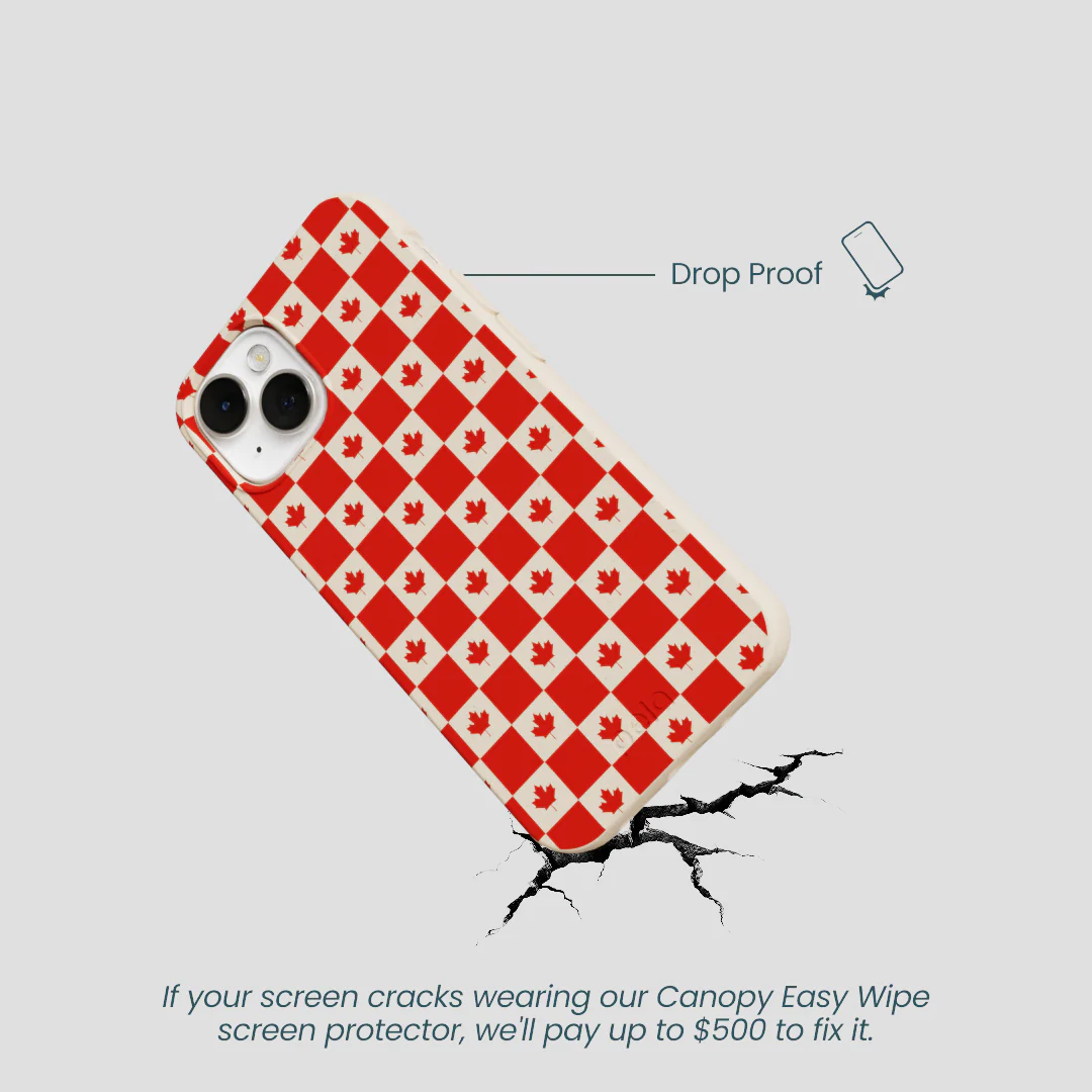 Seashell Canadian Flag iPhone 13 Mini Case - Image 5