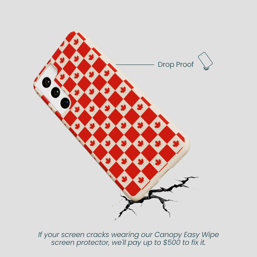 Seashell Canadian Flag Samsung Galaxy S22 Case - Image 5