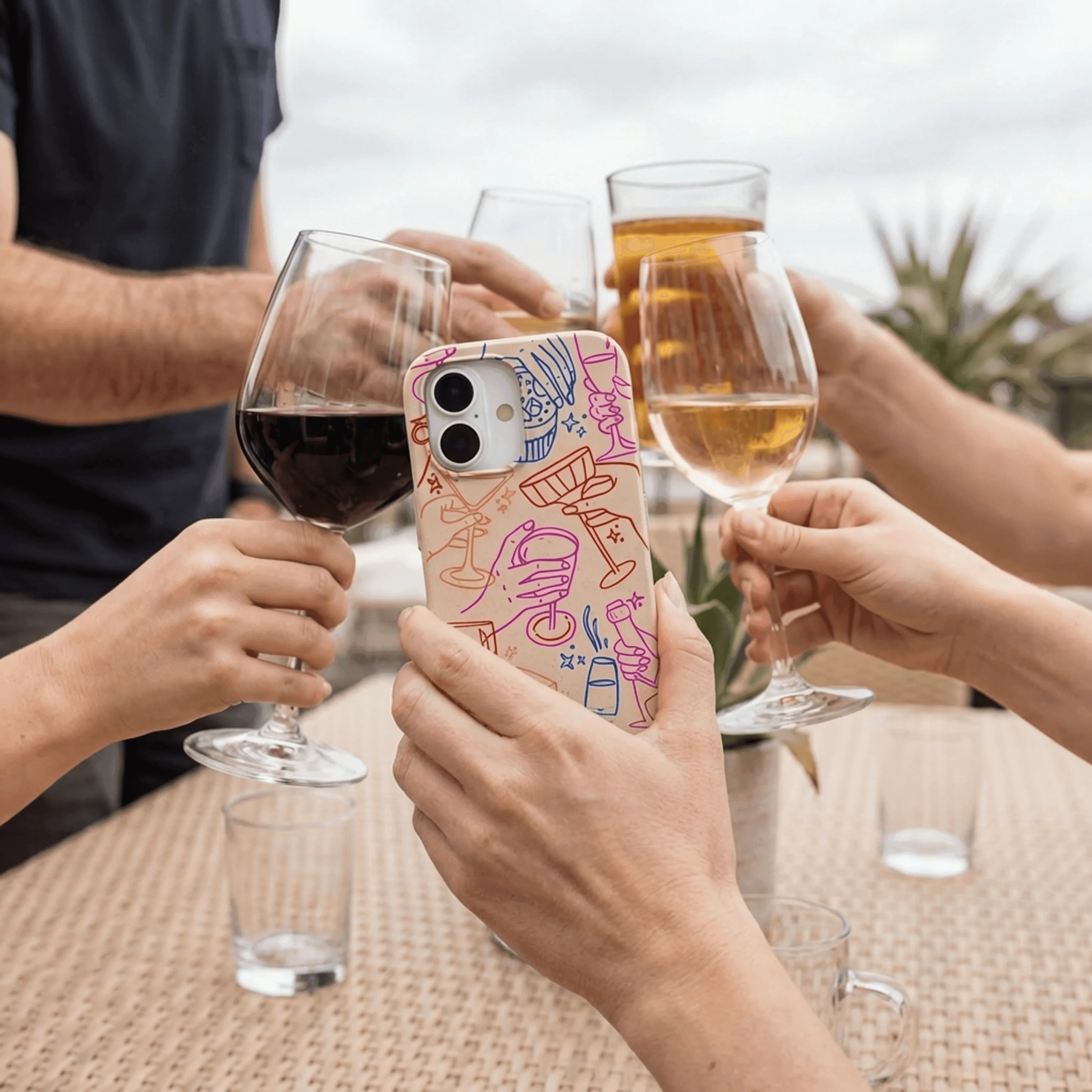 Seashell Cheers Club iPhone 14 Pro Max Case - Image 2