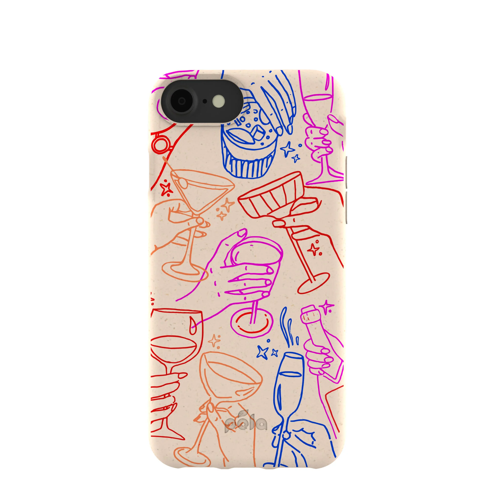 Seashell Cheers Club iPhone 6/6s/7/8/SE Case