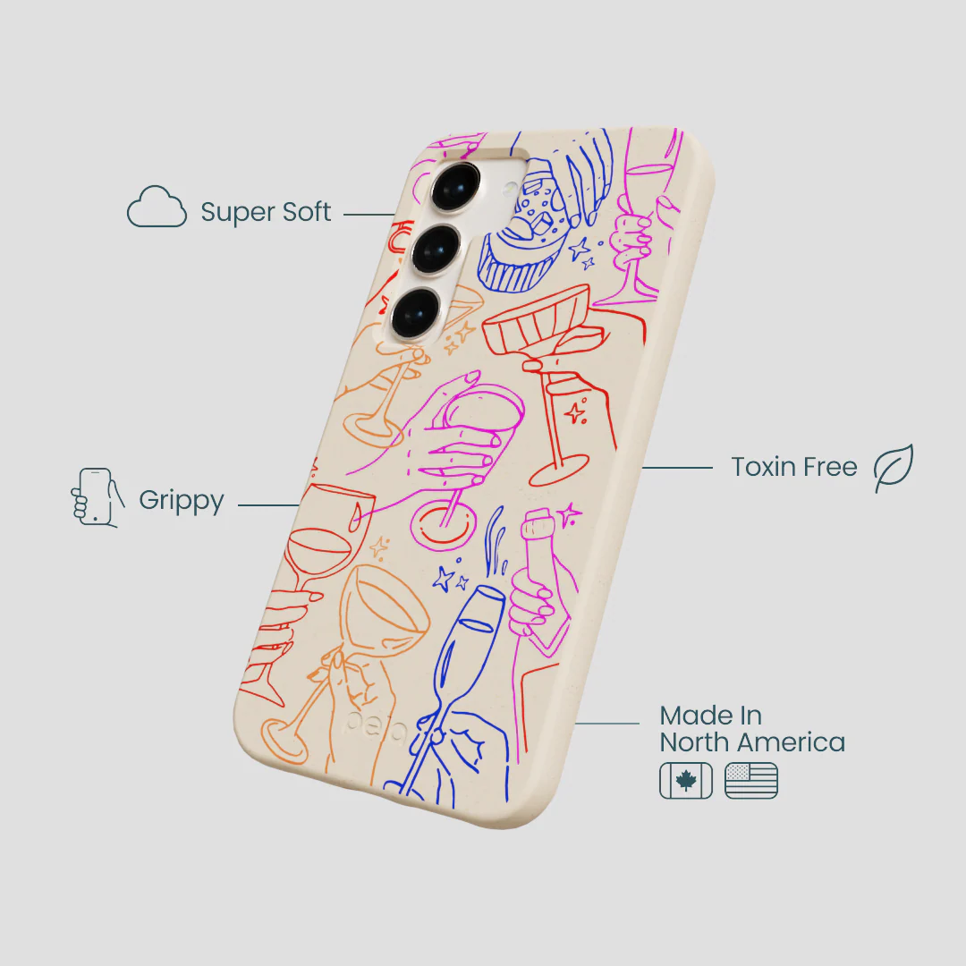 Seashell Cheers Club Samsung Galaxy S24 Case - Image 4