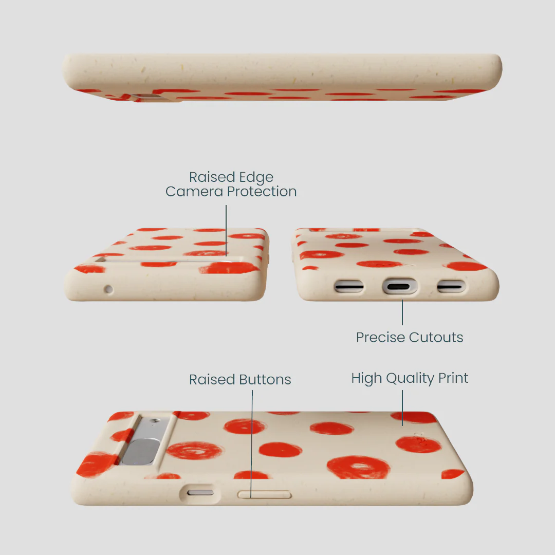 Seashell Cheery Dots Google Pixel 7 Case - Image 3