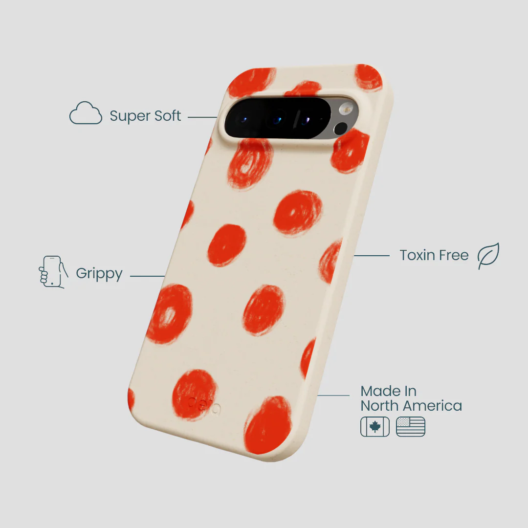 Seashell Cheery Dots Google Pixel 9/9 Pro Case - Image 4