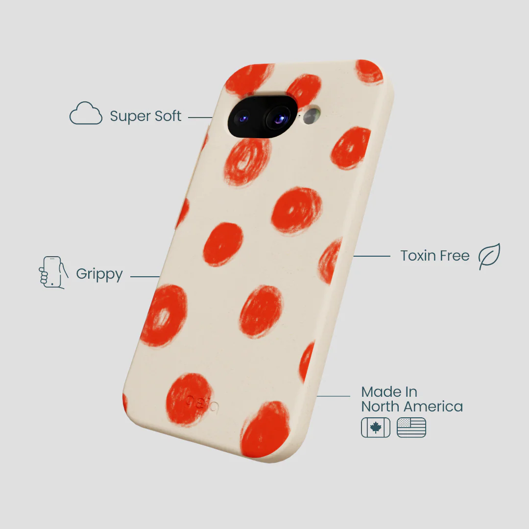 Seashell Cheery Dots Google Pixel 9a Case - Image 4