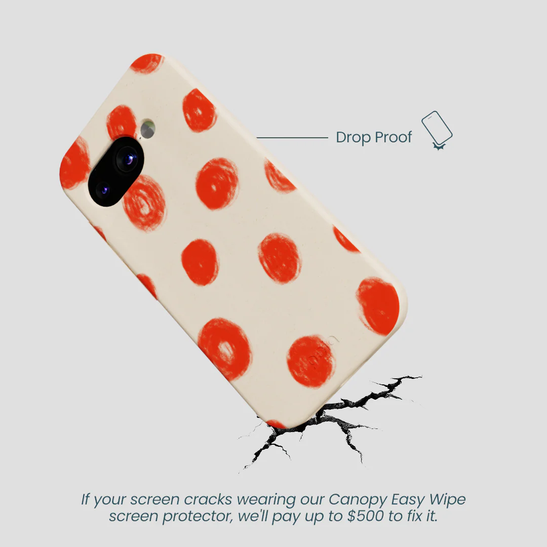 Seashell Cheery Dots Google Pixel 9a Case - Image 5