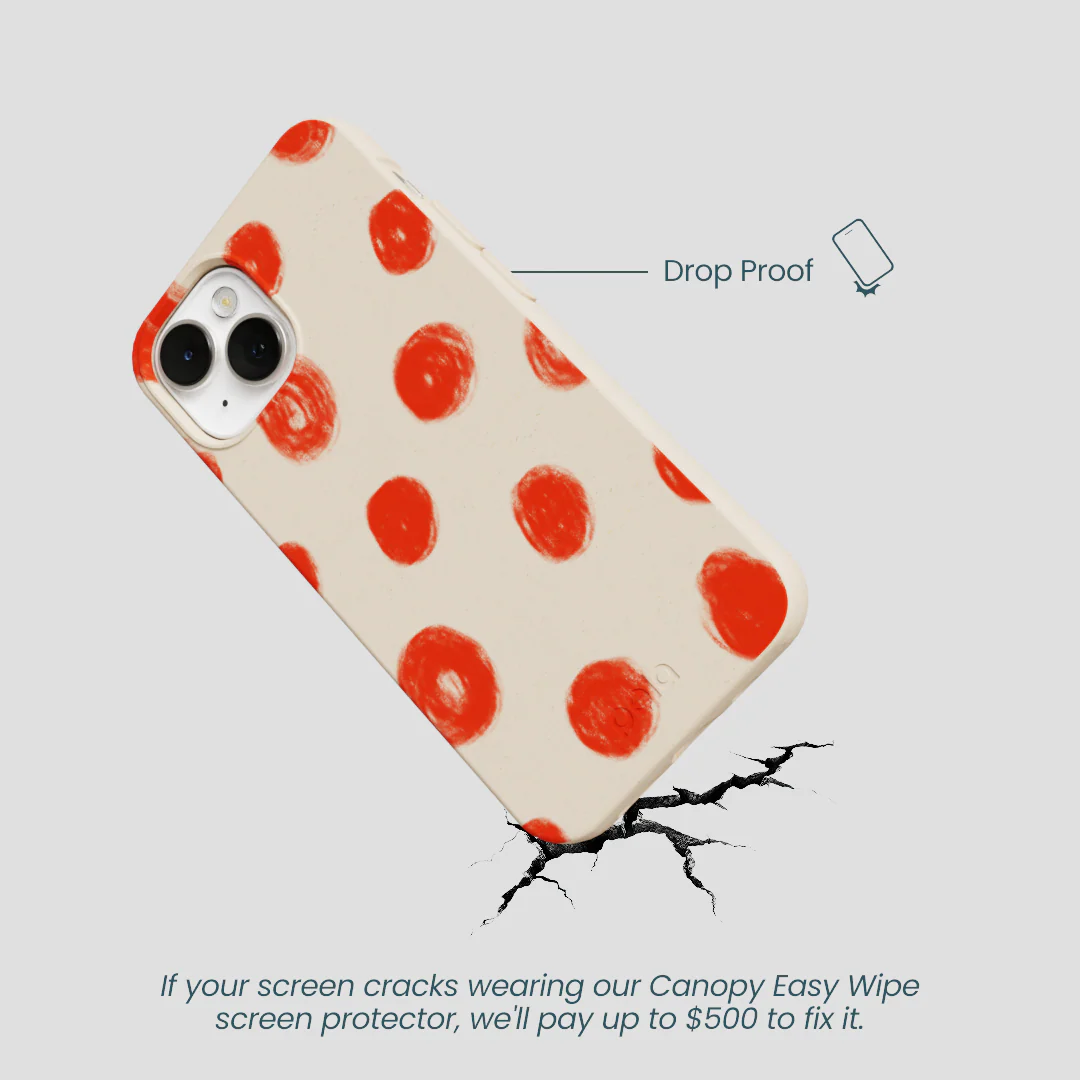 Seashell Cheery Dots iPhone 13 Case - Image 5