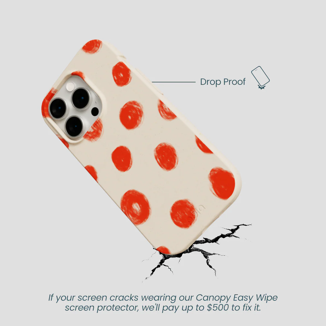 Seashell Cheery Dots iPhone 14 Pro Case - Image 5