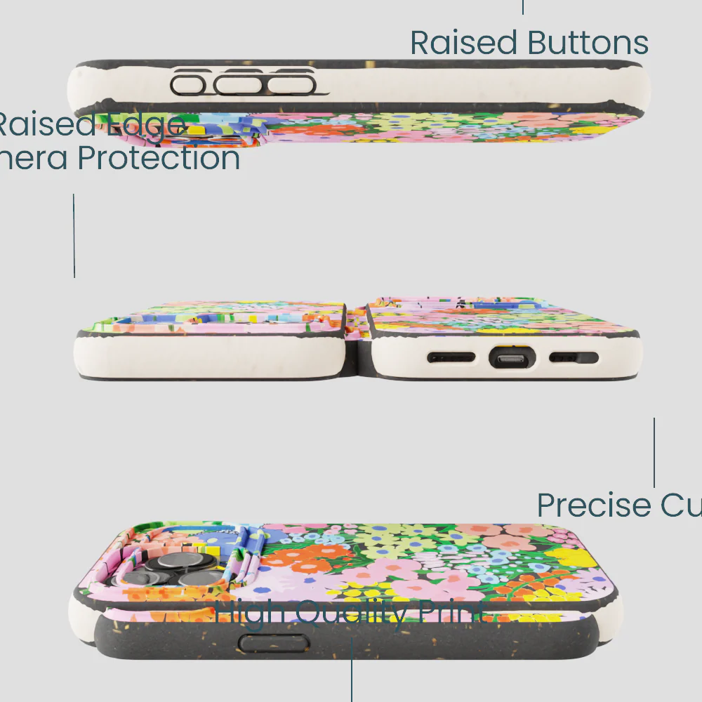 Seashell Chicken Garden iPhone 16e/17e Case - Image 3