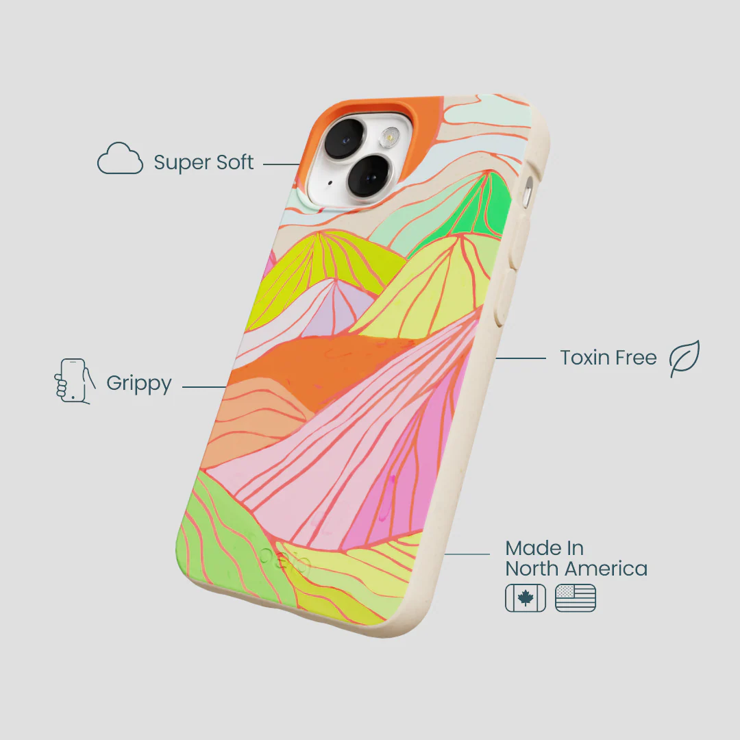 Seashell Chromatic Peaks iPhone 13 Case - Image 4