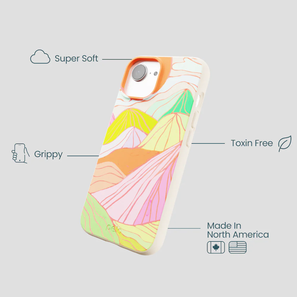 Seashell Chromatic Peaks iPhone 16e/17e Case - Image 4