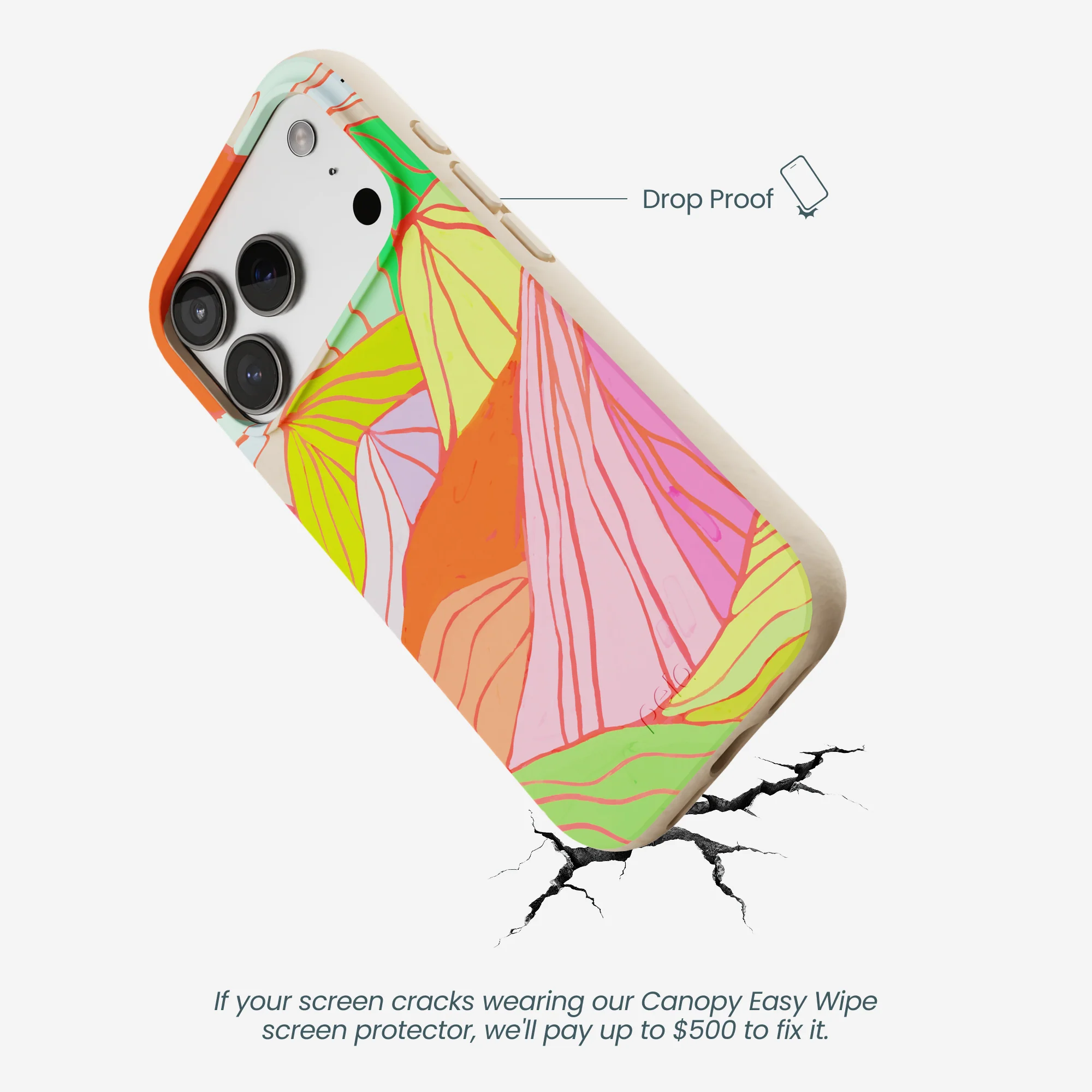 Seashell Chromatic Peaks iPhone 17 Pro Case - Image 5