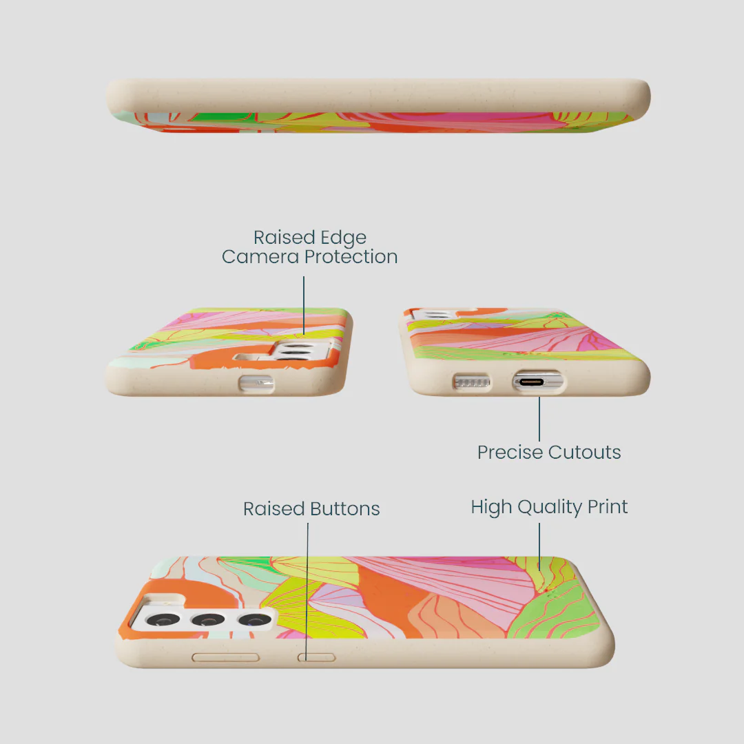Seashell Chromatic Peaks Samsung Galaxy S22 Case - Image 3