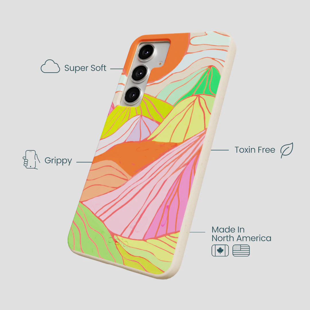 Seashell Chromatic Peaks Samsung Galaxy S25+(Plus) Case - Image 4
