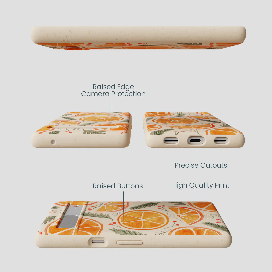 Seashell Citrus Cheer Google Pixel 7a Case - Image 3