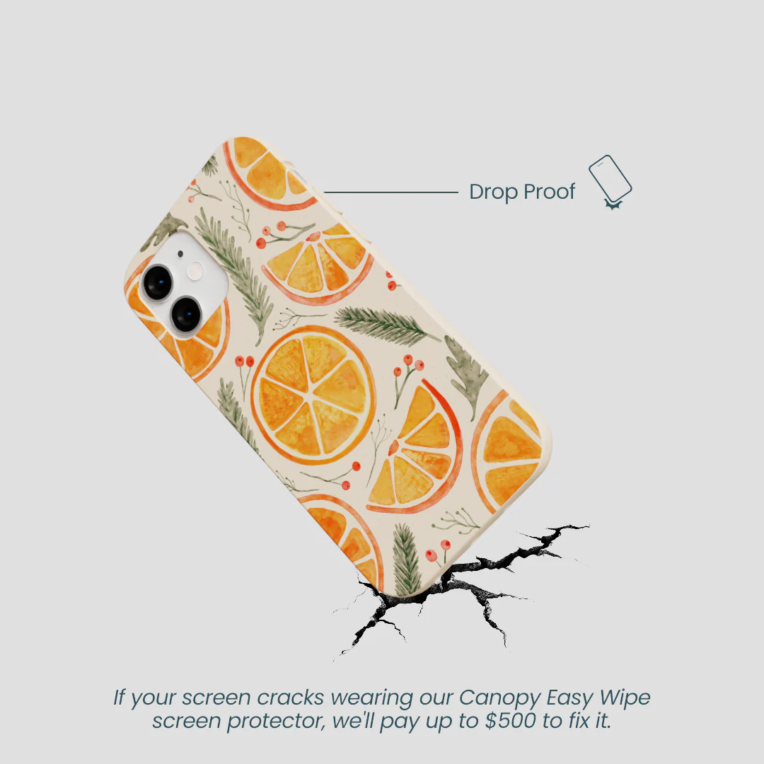 Seashell Citrus Cheer iPhone 12 Mini Case - Image 5