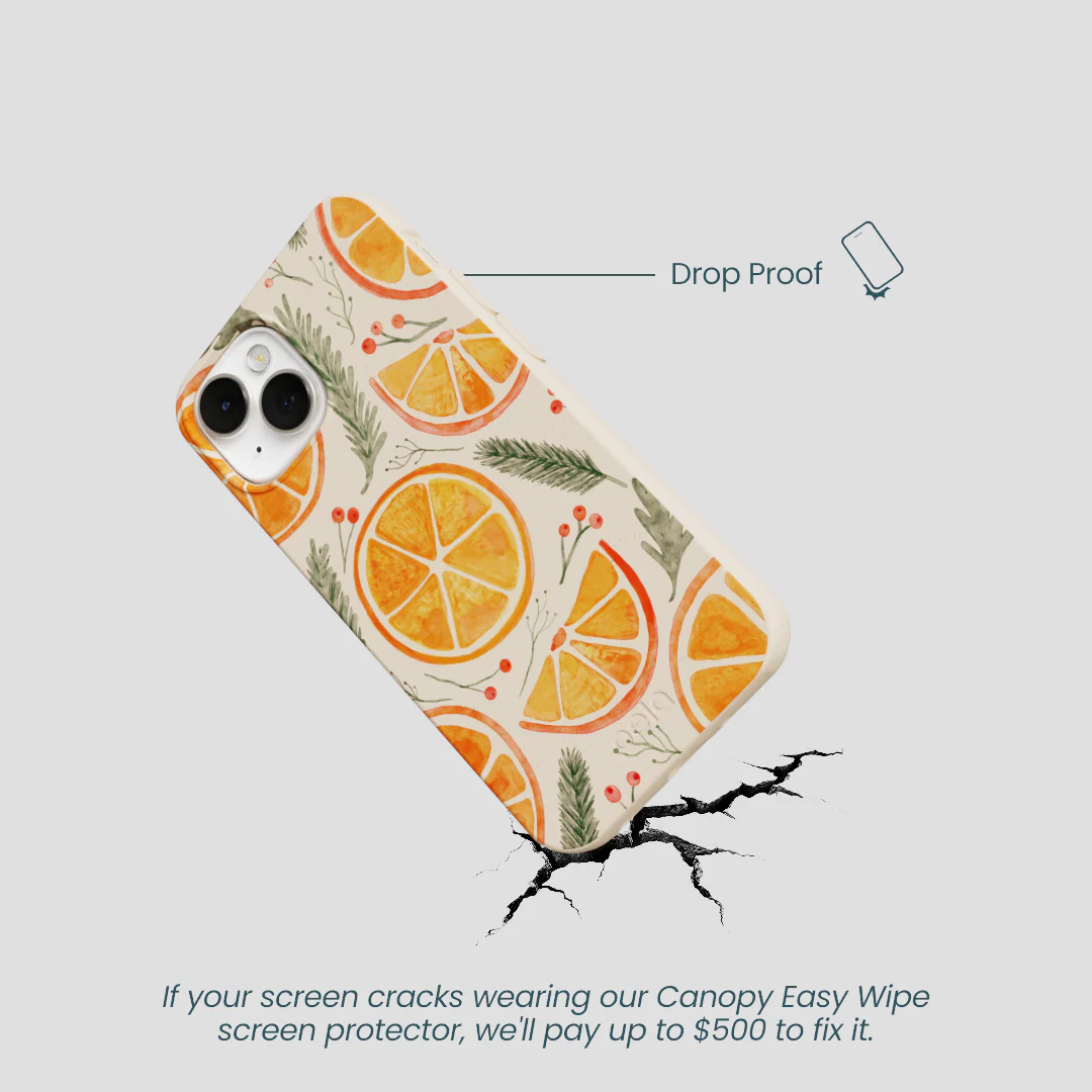 Seashell Citrus Cheer iPhone 13 Mini Case - Image 5