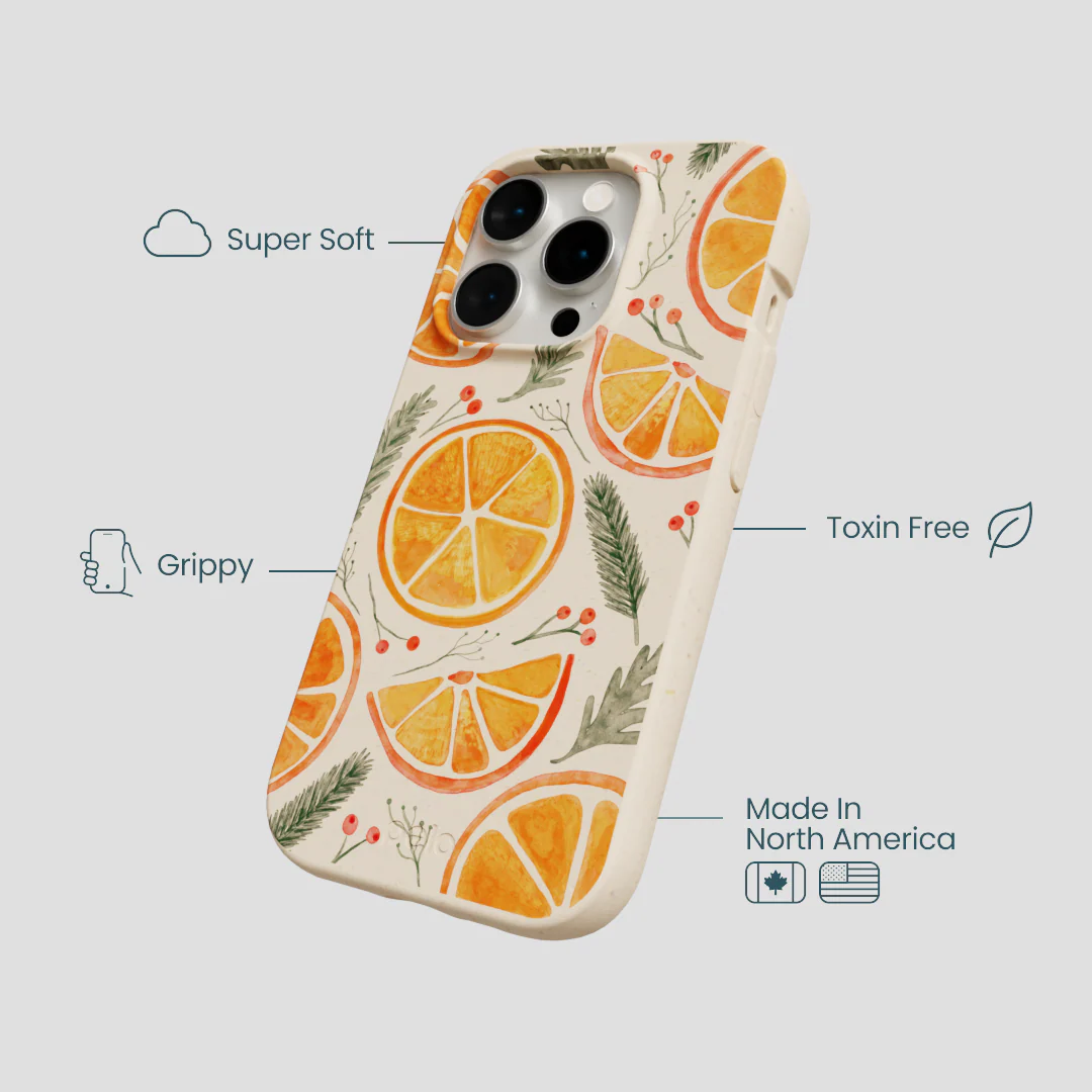 Seashell Citrus Cheer iPhone 14 Pro Case - Image 4