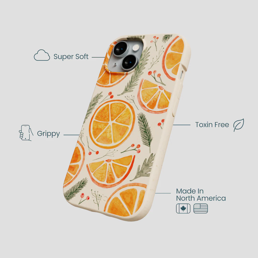 Seashell Citrus Cheer iPhone 15 Case - Image 4
