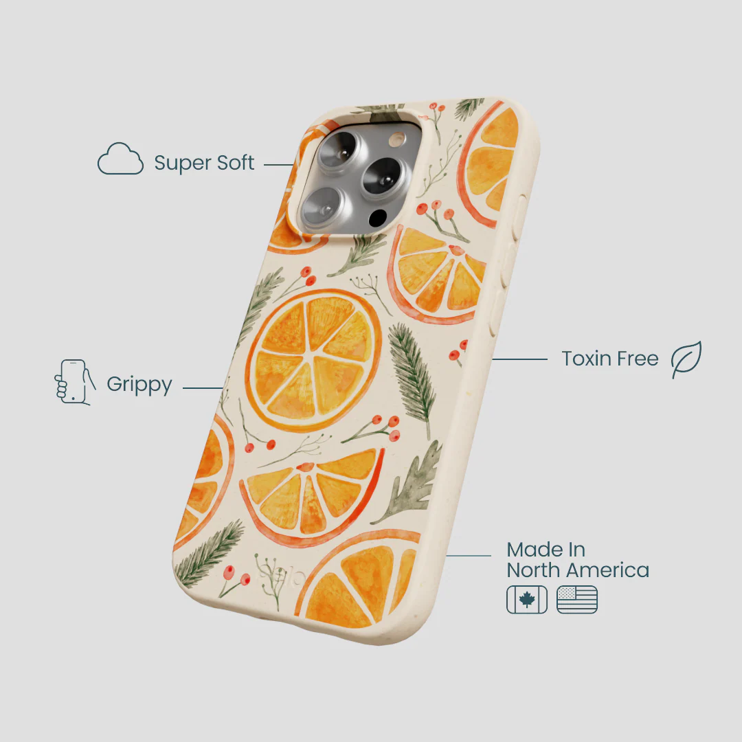 Seashell Citrus Cheer iPhone 16 Pro Case - Image 4