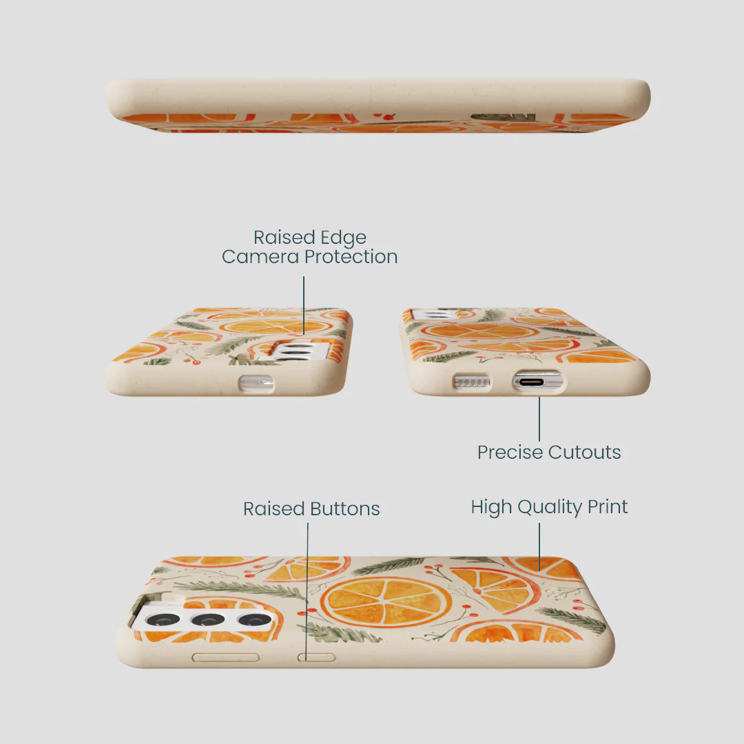 Seashell Citrus Cheer Samsung Galaxy S21 Case - Image 3