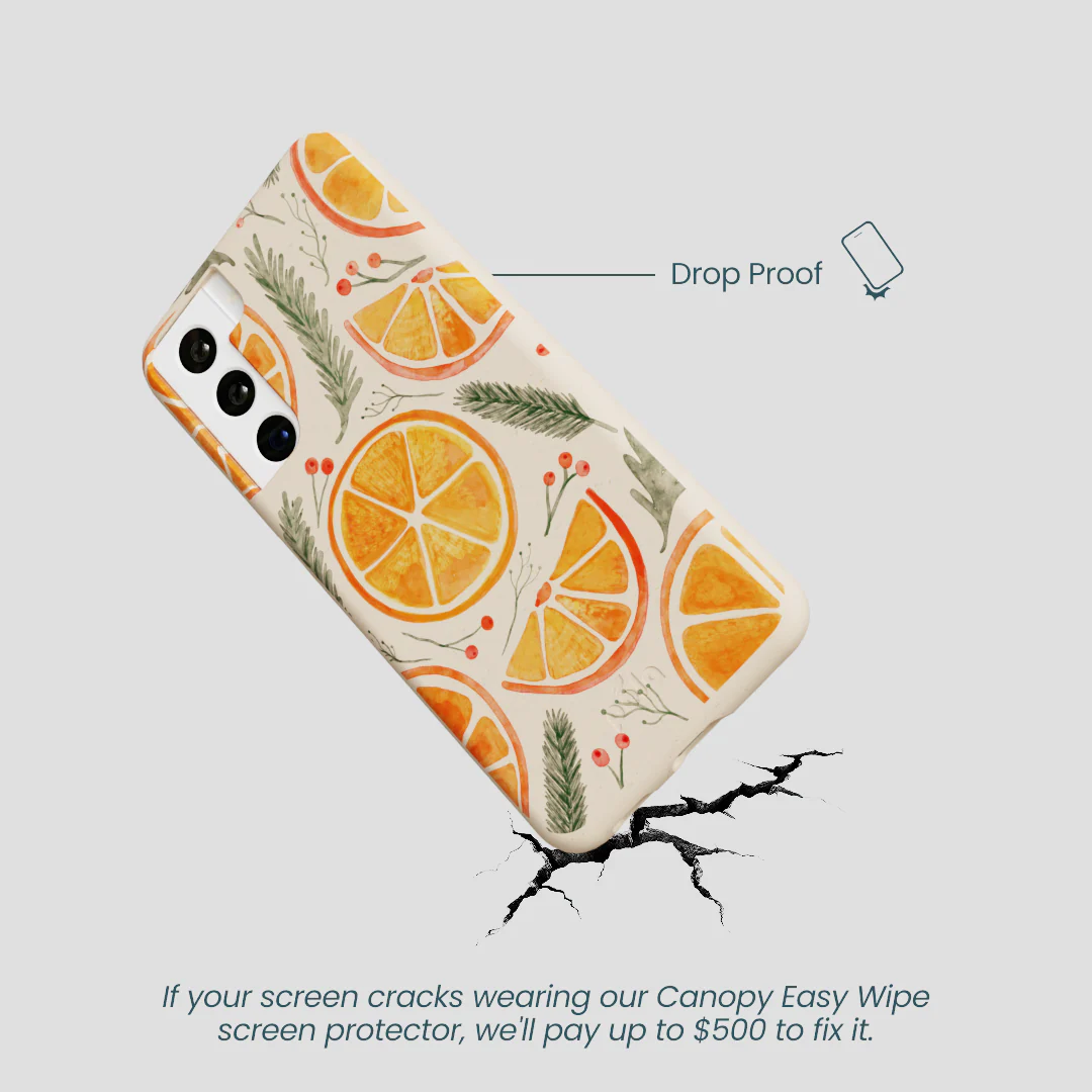 Seashell Citrus Cheer Samsung Galaxy S22 Case - Image 5