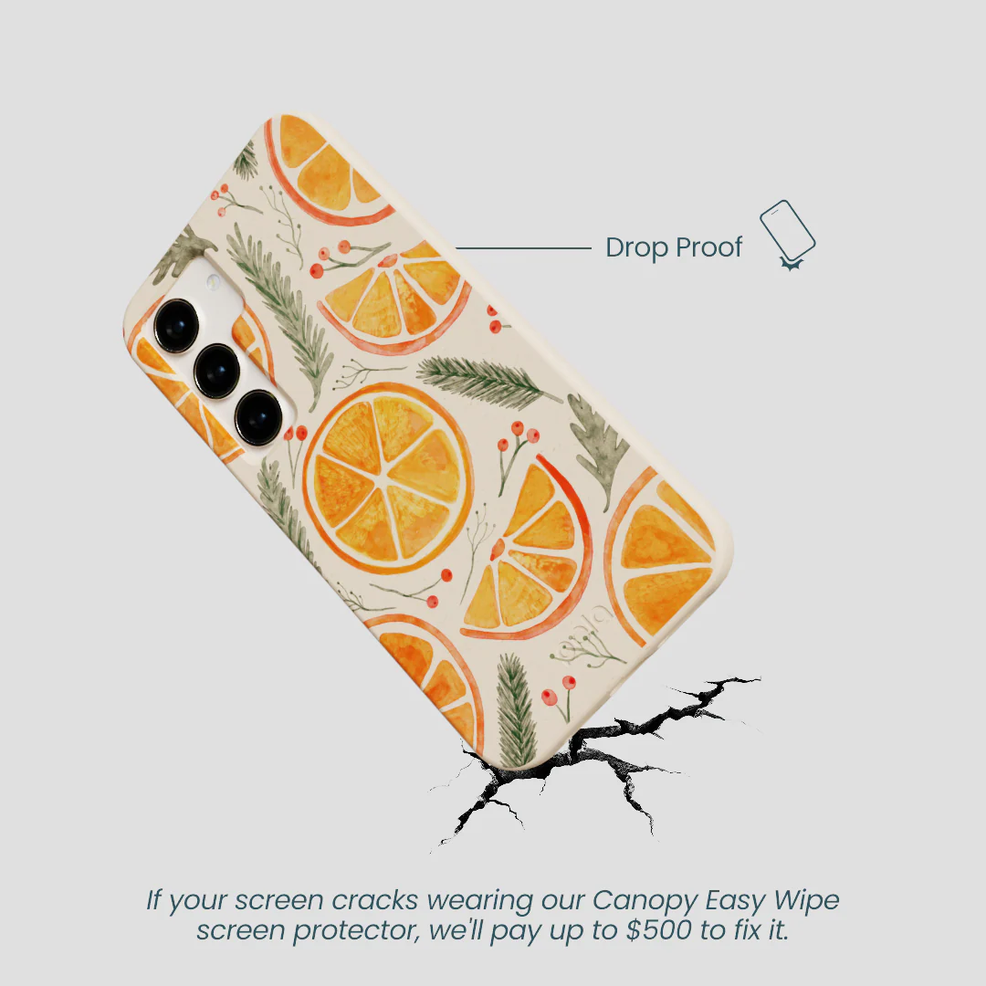 Seashell Citrus Cheer Samsung Galaxy S24 Case - Image 5