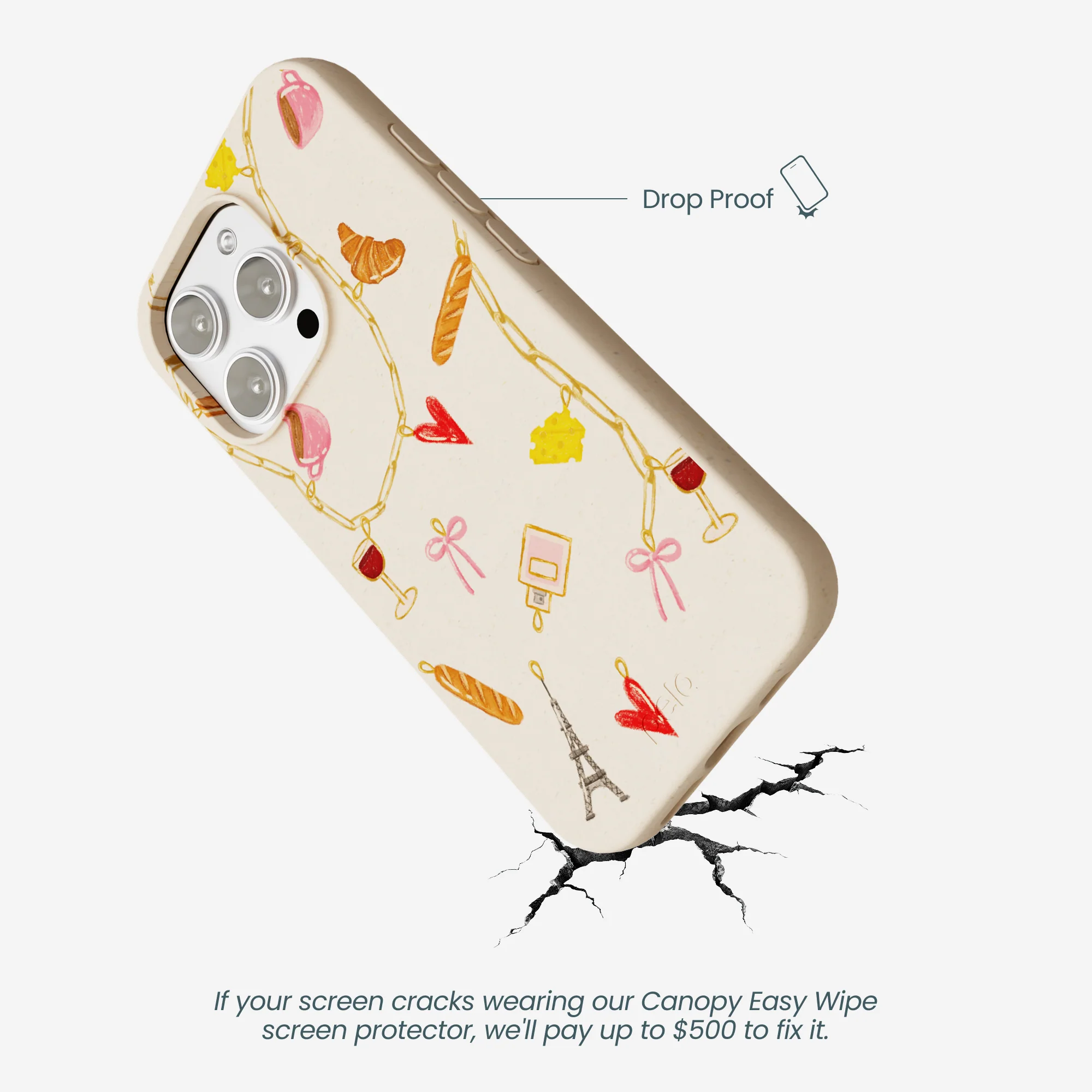 Seashell City of Love iPhone 16 Pro Max Case - Image 5