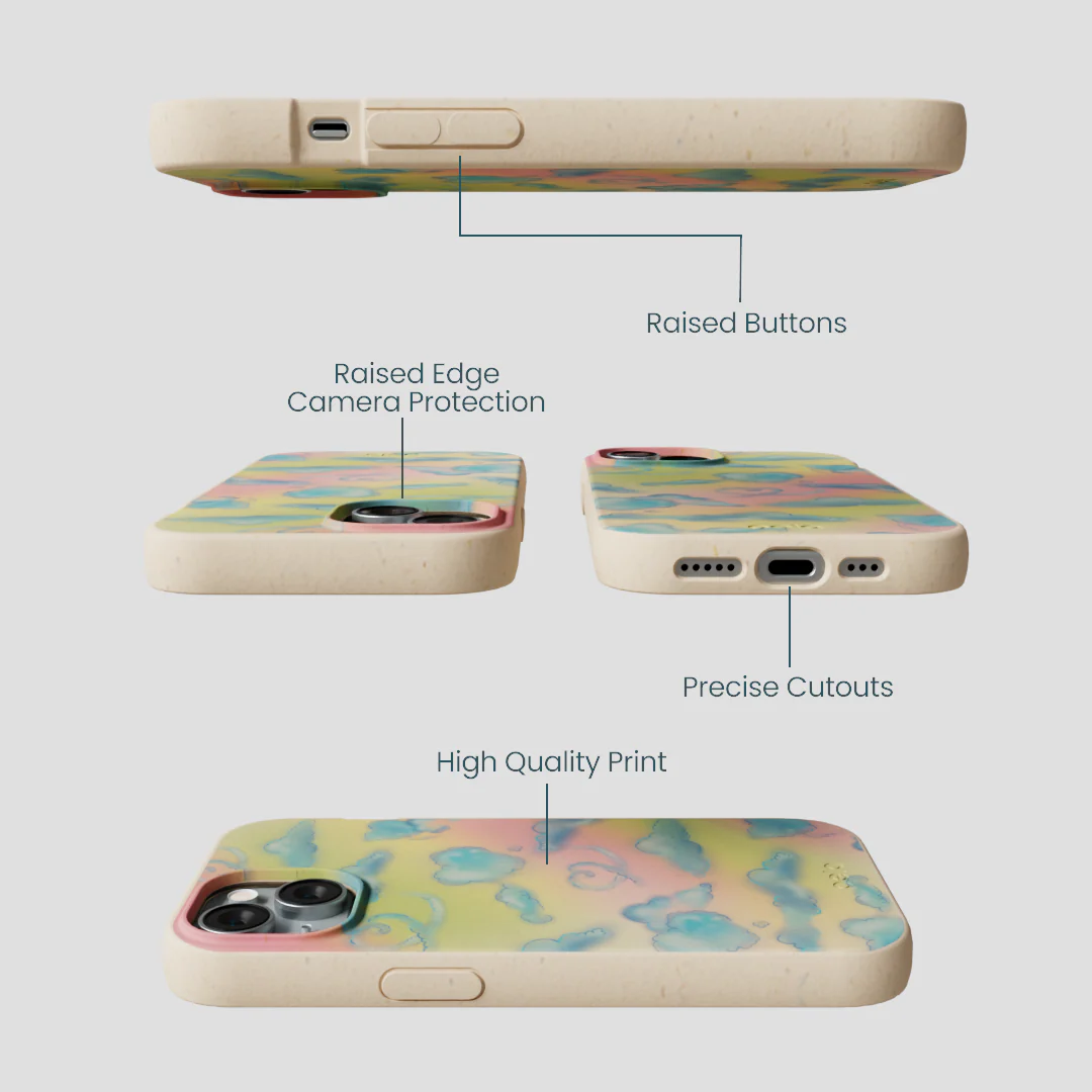Seashell Cloud Nine iPhone 15 Case - Image 3