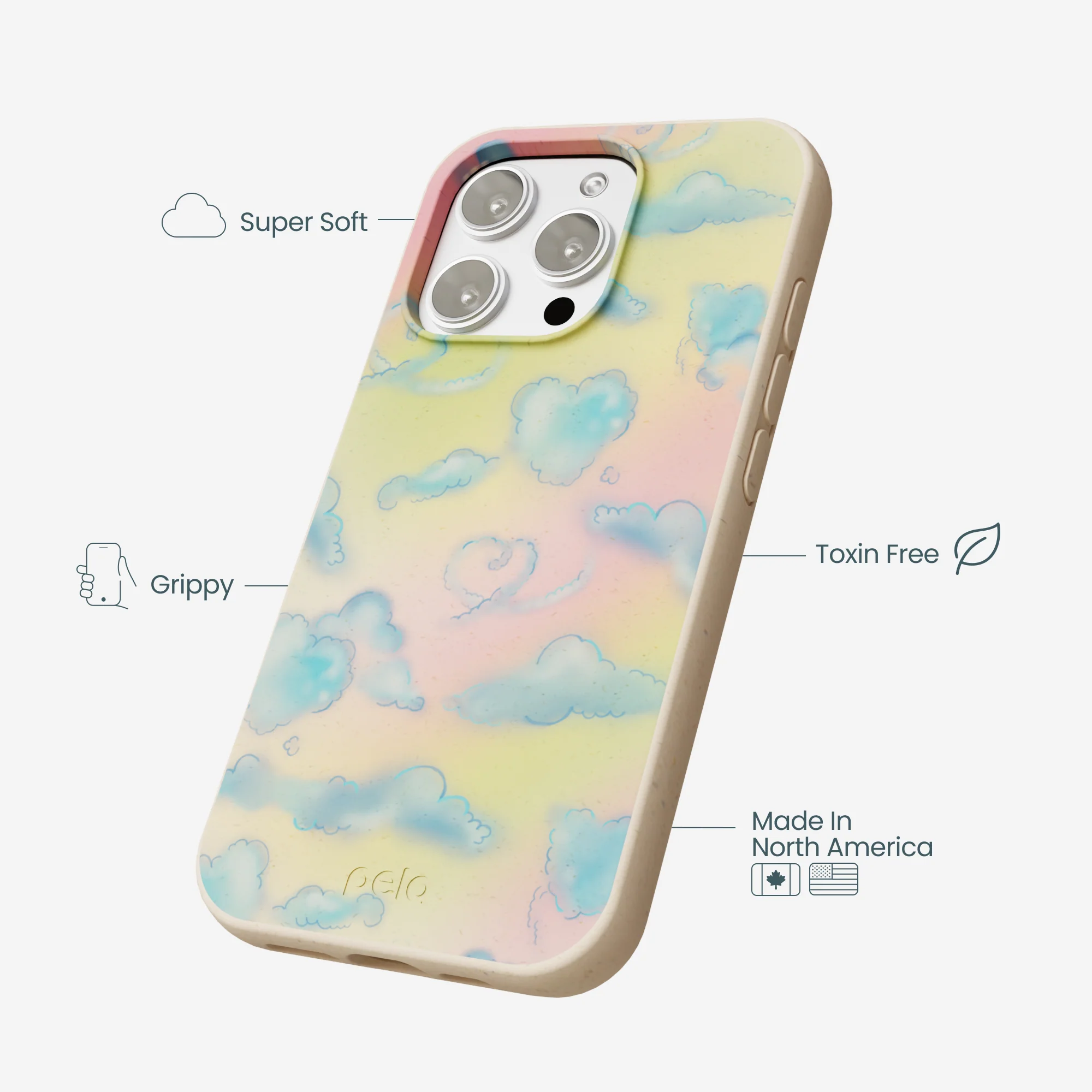 Seashell Cloud Nine iPhone 16 Pro Max Case - Image 4