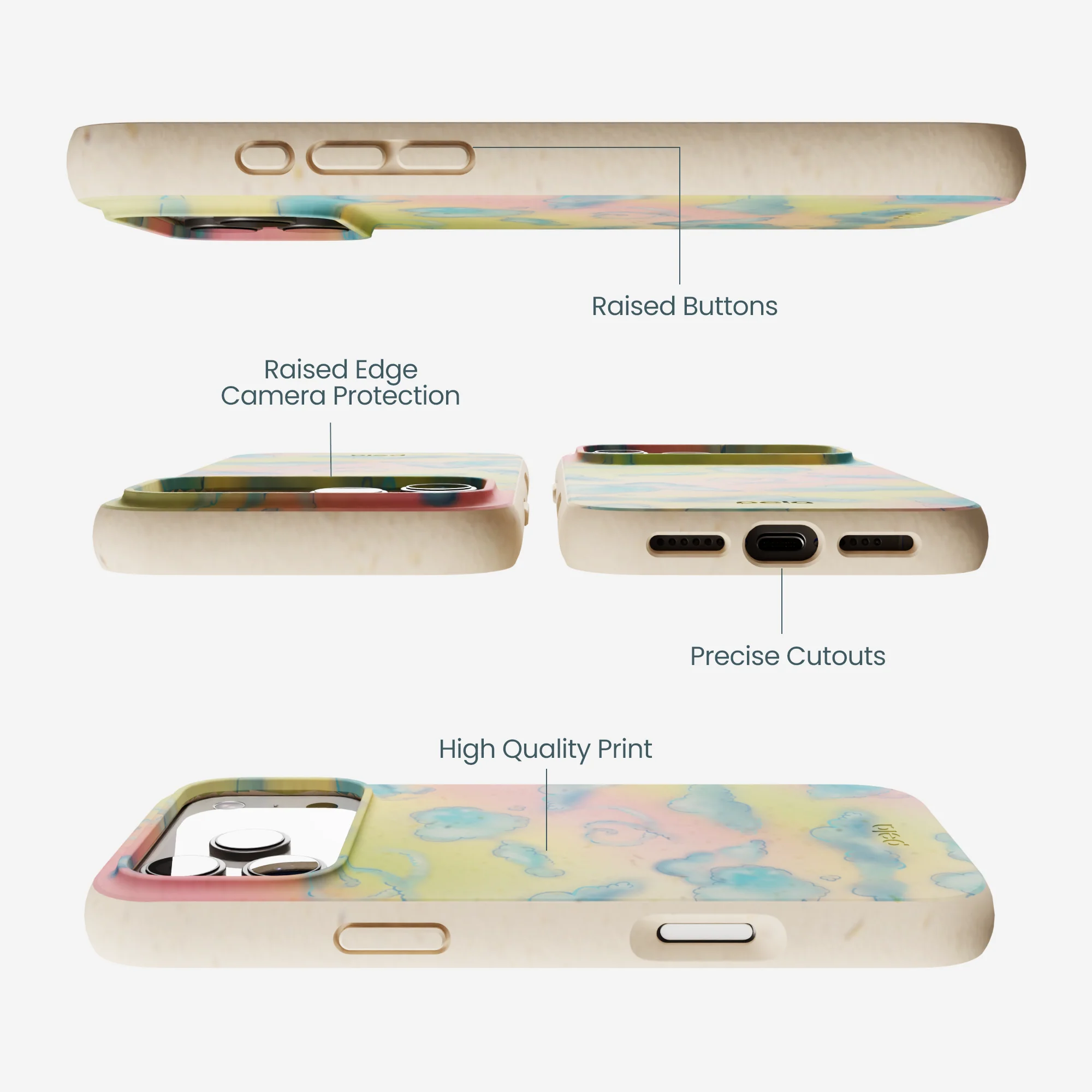 Seashell Cloud Nine iPhone 17 Pro Max Case - Image 3