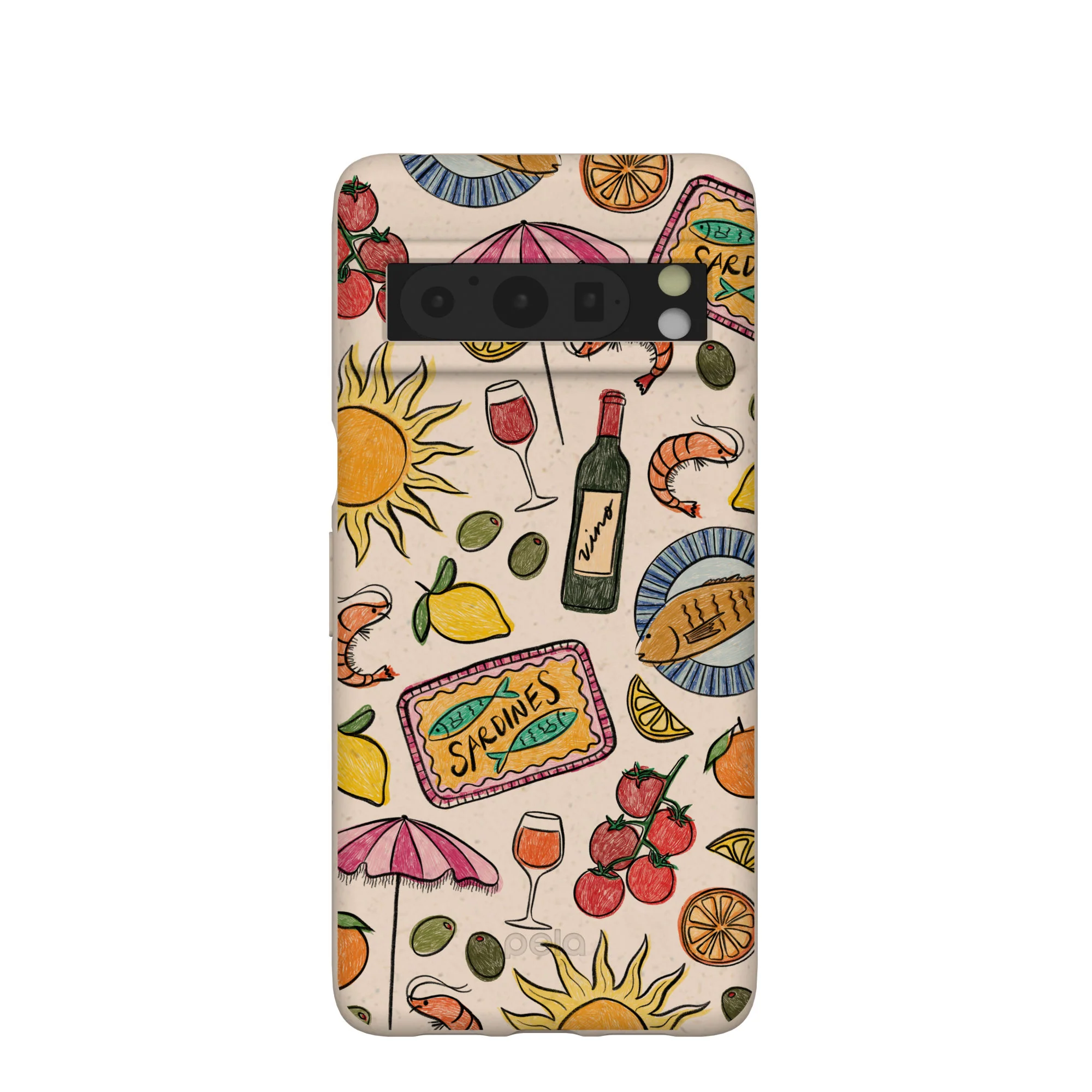 Seashell Coastal Bites Google Pixel 8 Pro Case