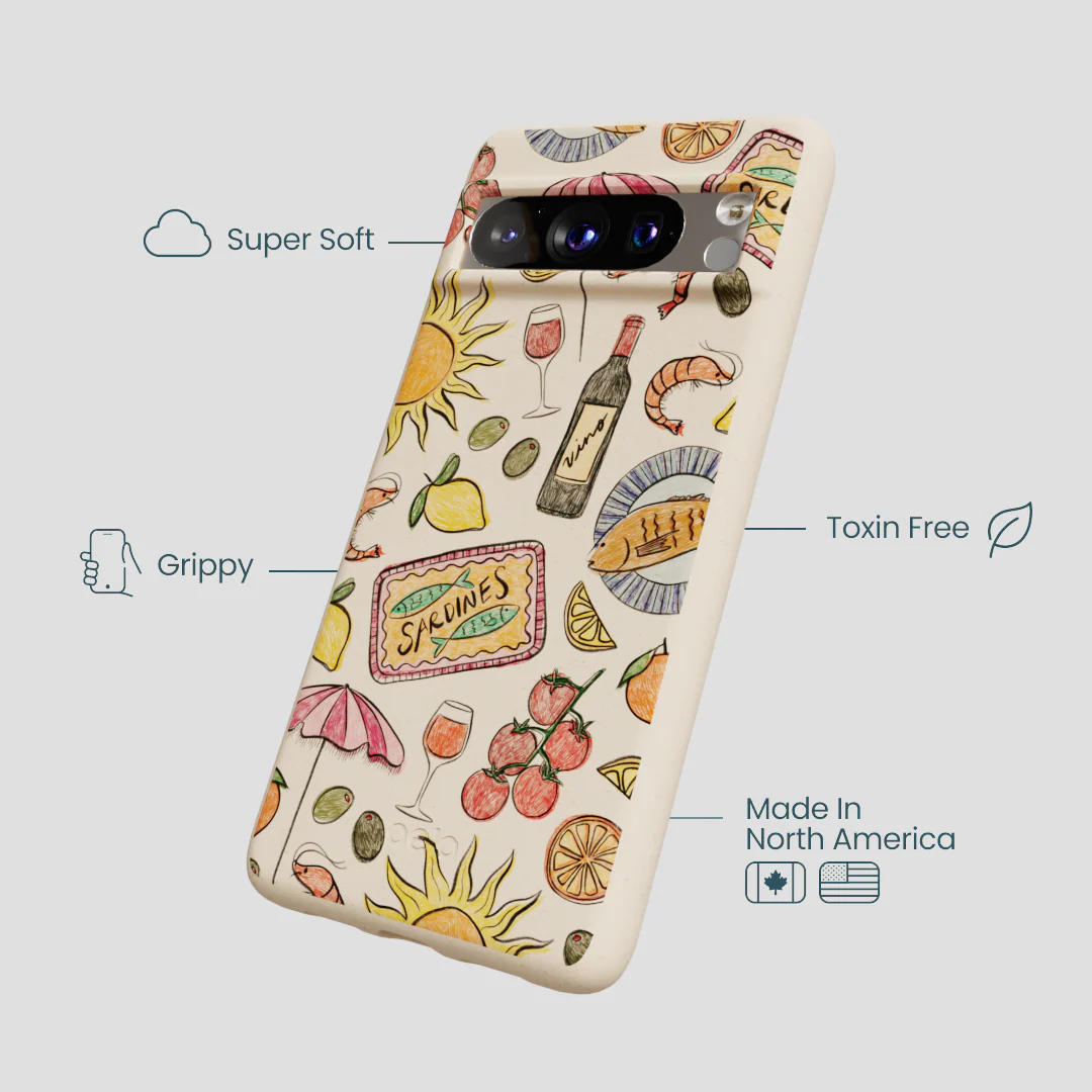 Seashell Coastal Bites Google Pixel 8 Pro Case - Image 4