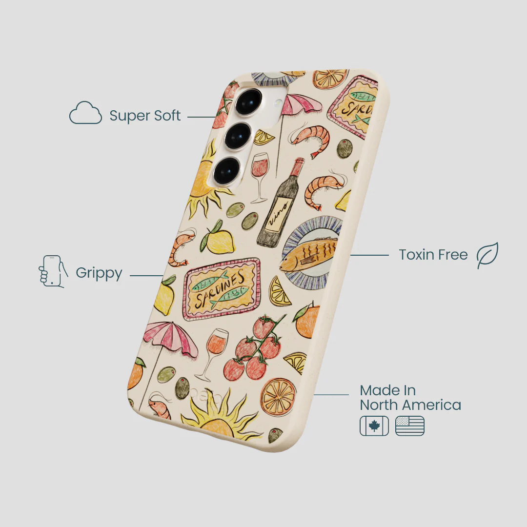 Seashell Coastal Bites Samsung Galaxy S24 Case - Image 4