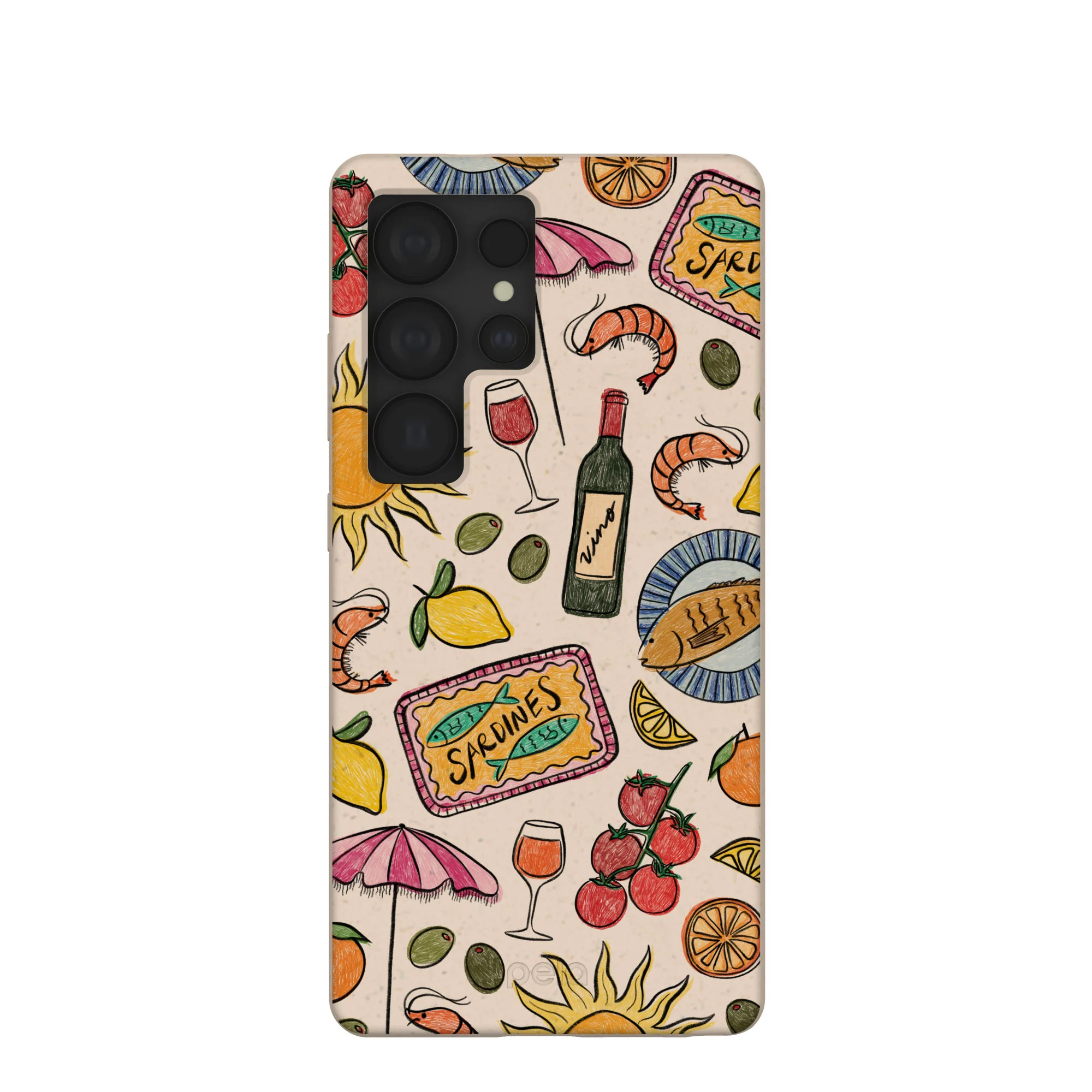 Seashell Coastal Bites Samsung Galaxy S25 Ultra Case