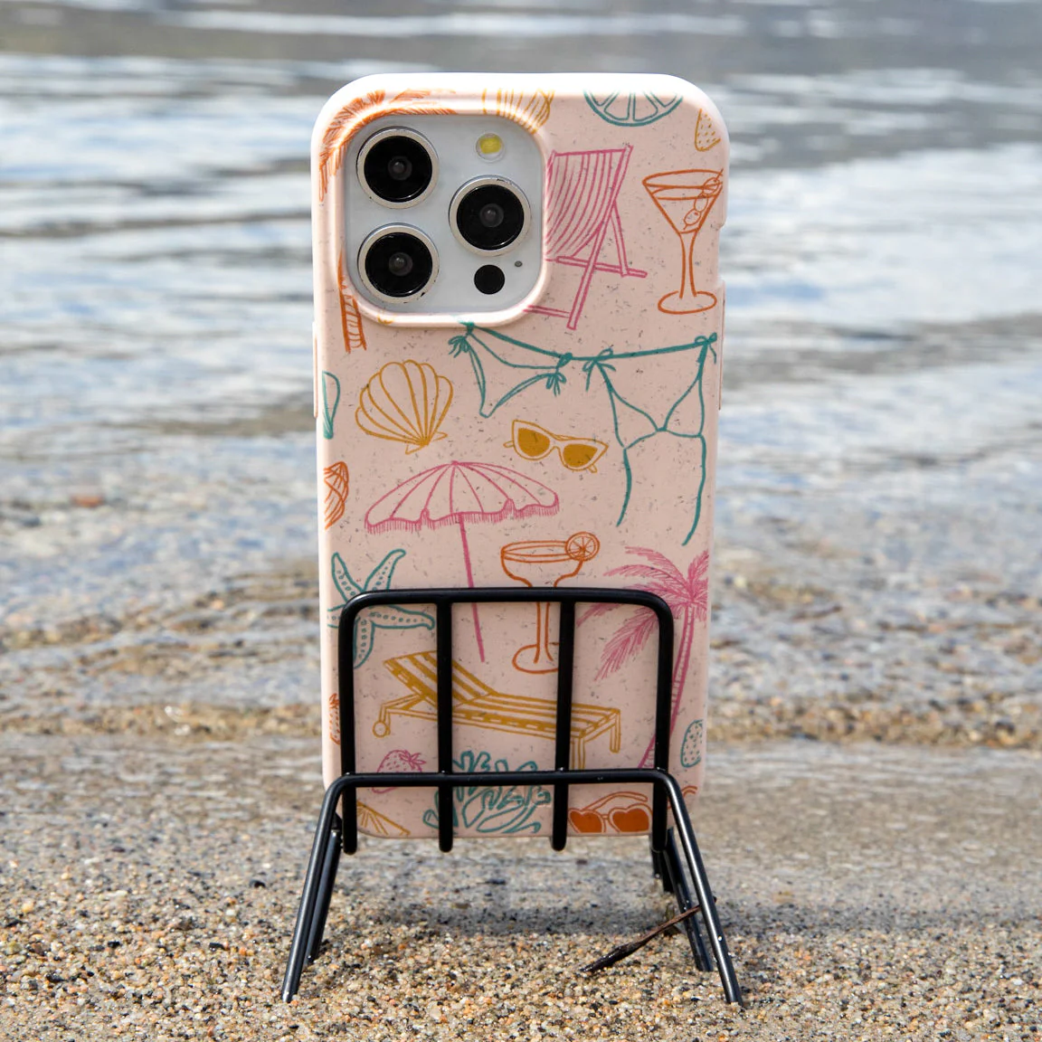 Seashell Coastal Club iPhone 13 Case - Image 2