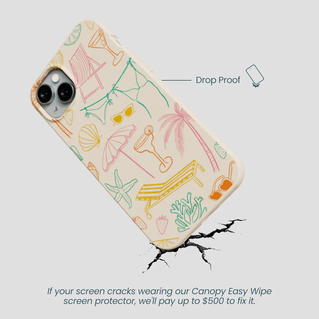 Seashell Coastal Club iPhone 14 Plus Case - Image 5