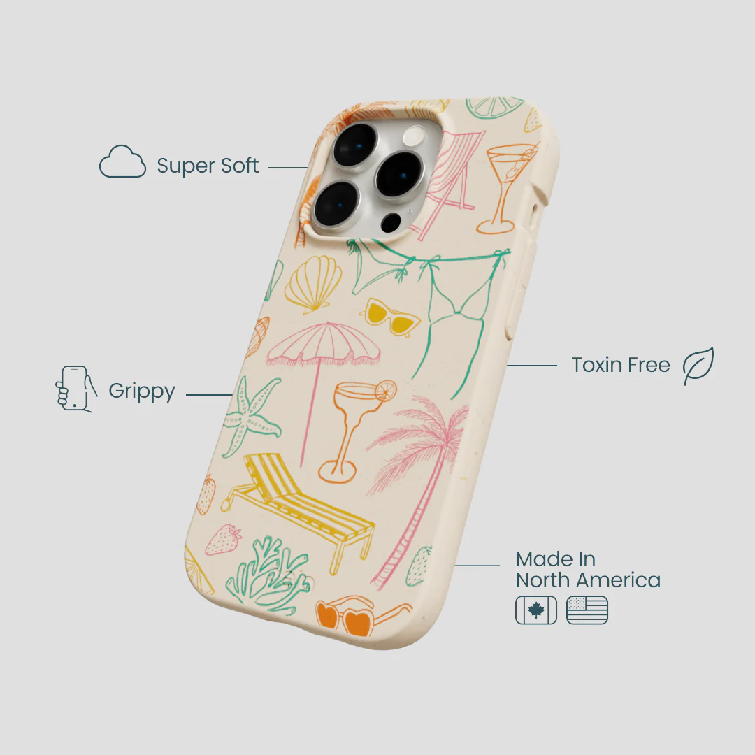 Seashell Coastal Club iPhone 15 Pro Case - Image 4