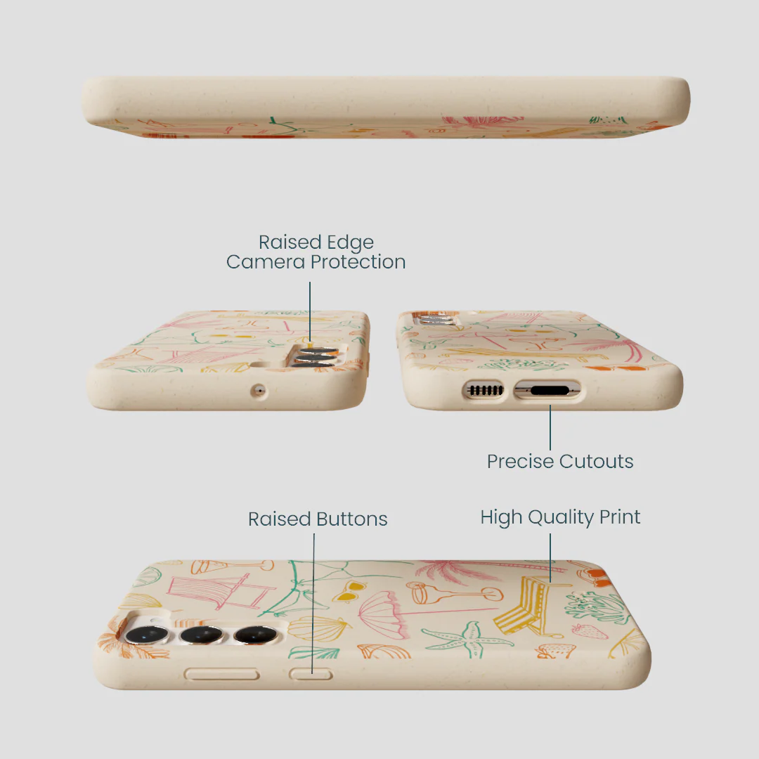 Seashell Coastal Club Samsung Galaxy S23+(Plus) Case - Image 3