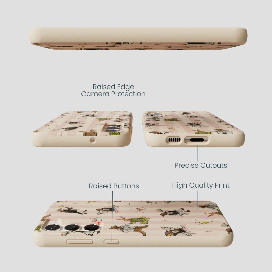 Seashell Cocktail Cabana Samsung Galaxy S24+(Plus) Case - Image 3