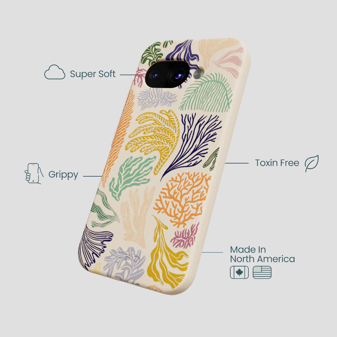 Seashell Coral Dreams Google Pixel 9a Case - Image 4