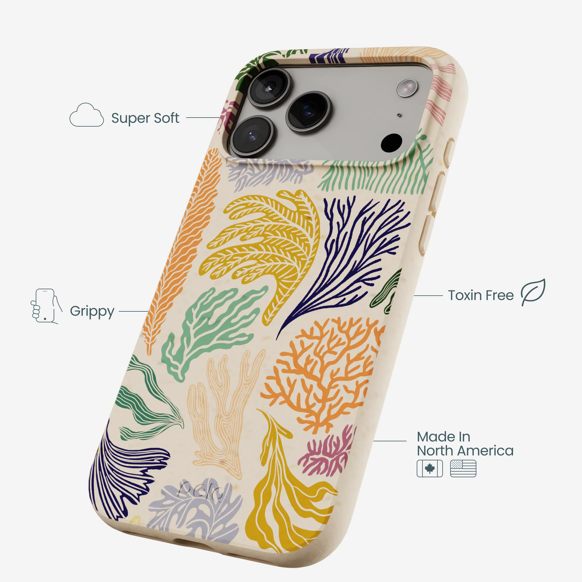 Seashell Coral Dreams iPhone 17 Pro Max Case - Image 4