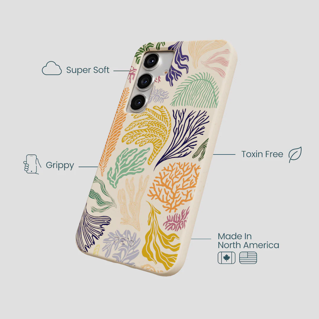 Seashell Coral Dreams Samsung Galaxy S25 Case - Image 4
