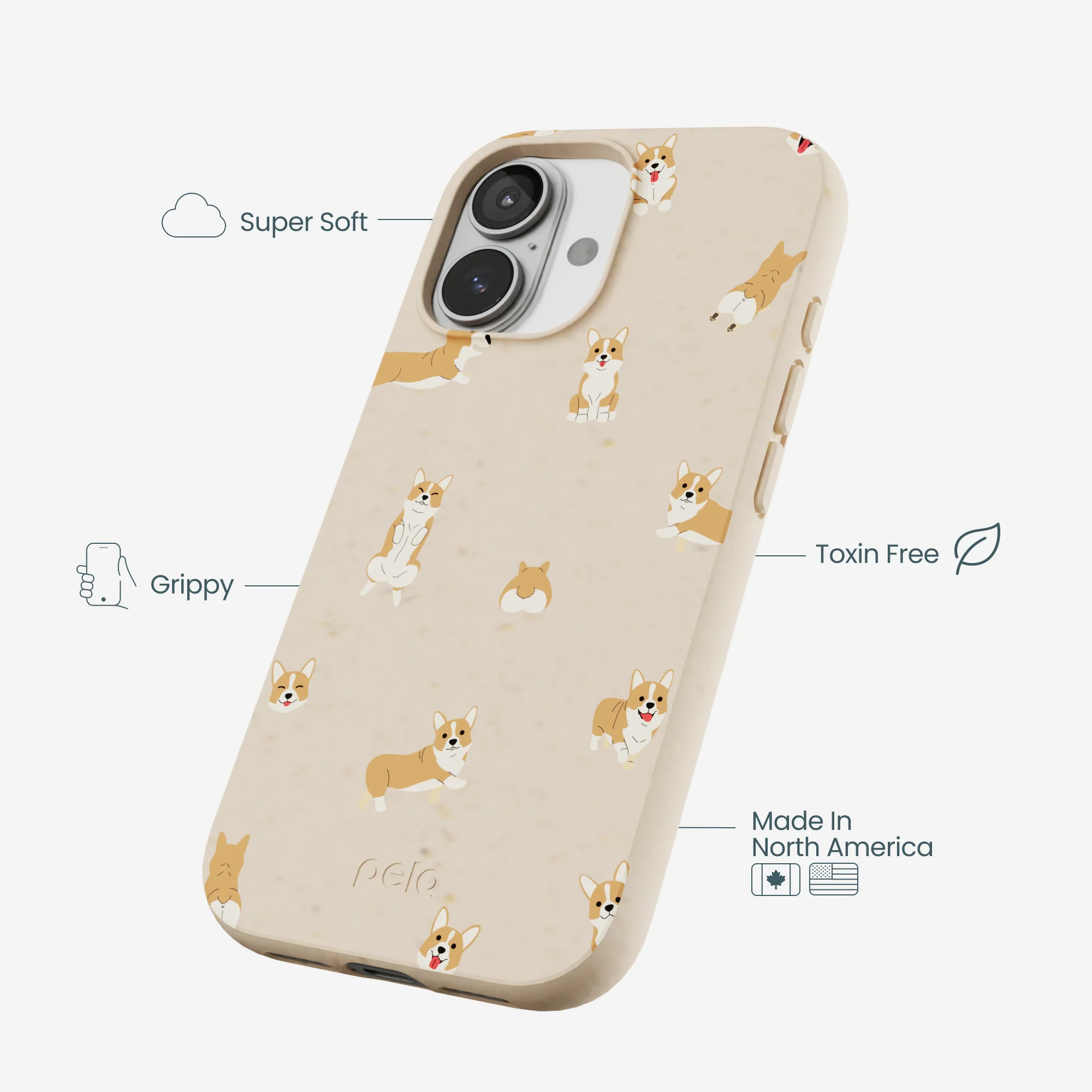 Seashell Corgi Cuties iPhone 17 Case - Image 4