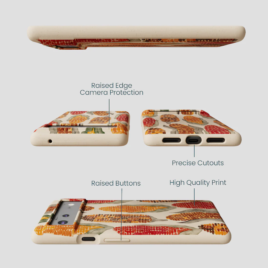 Seashell Cornfield Google Pixel 6a Case - Image 3