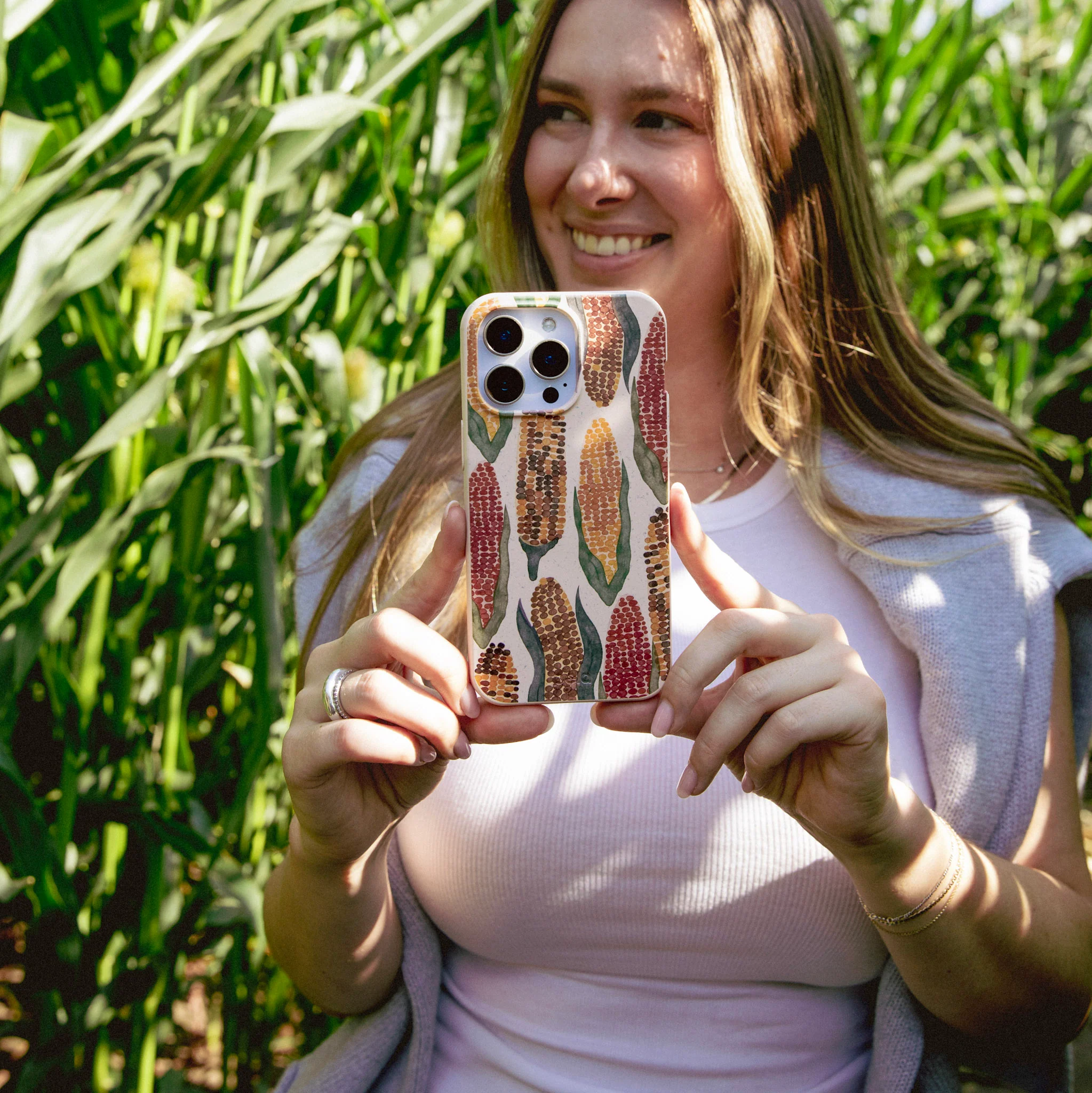 Seashell Cornfield iPhone 13 Pro Max Case - Image 6