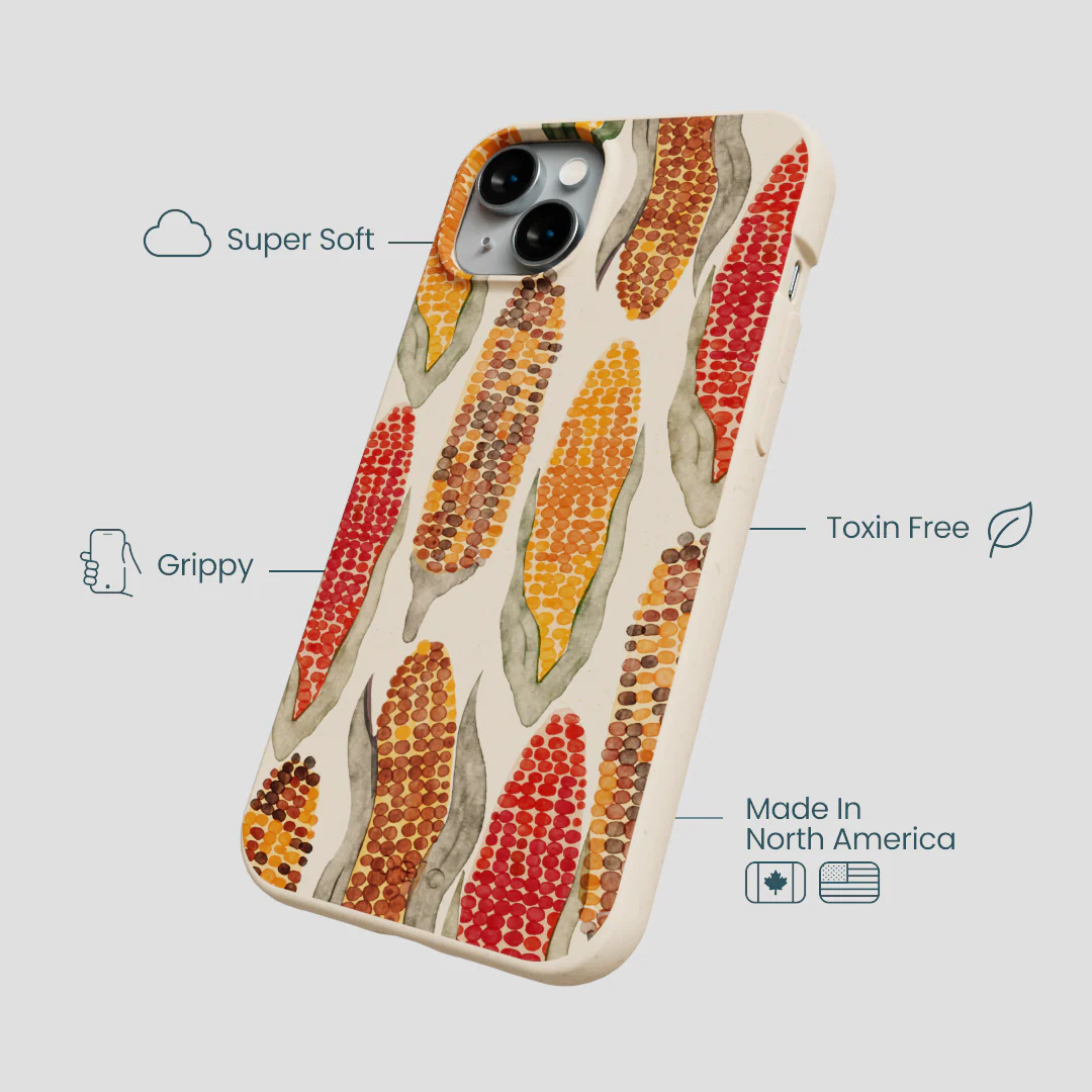 Seashell Cornfield iPhone 14 Plus Case - Image 4