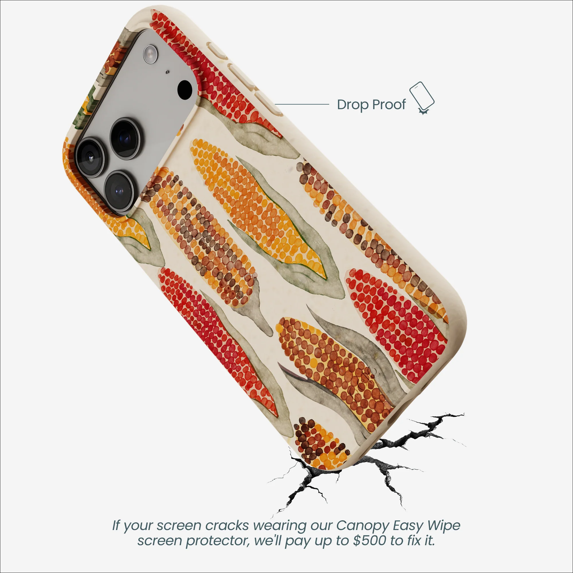 Seashell Cornfield iPhone 17 Pro Max Case - Image 5