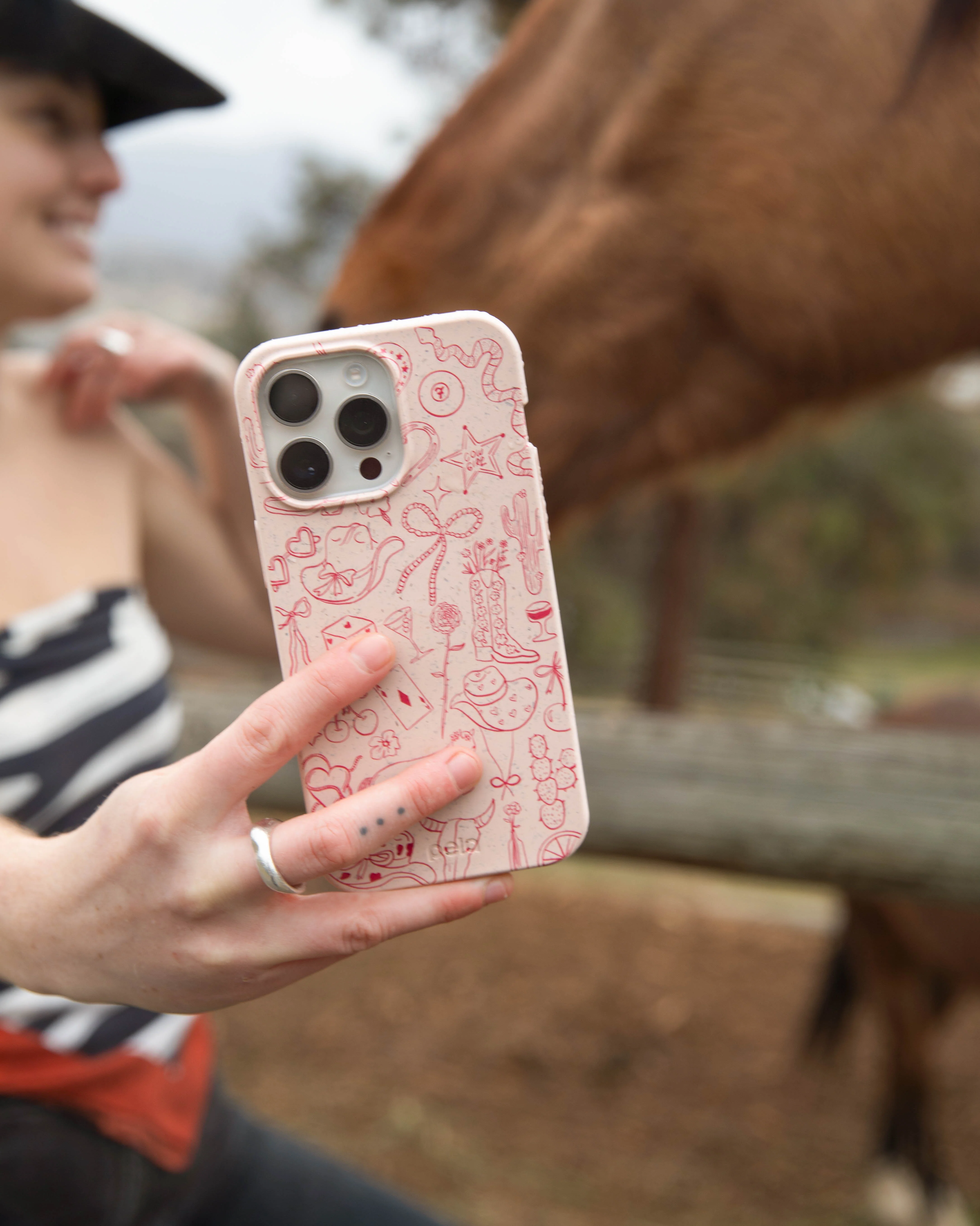 Seashell Cowgirl Chic iPhone 14 Case - Image 10